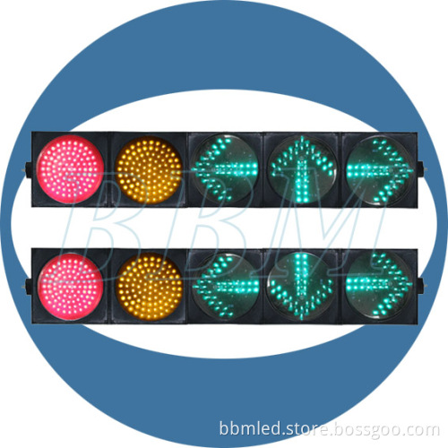 300mm IP65 Direction LED Traffic Light Signal for Roadway Safety